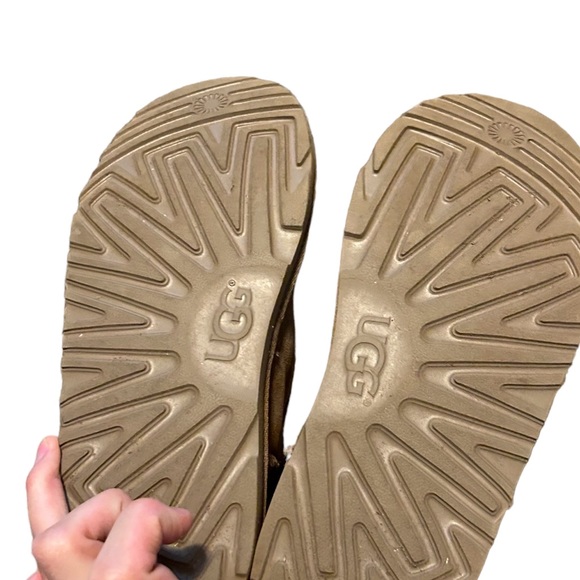 UGG Women's Soft Brown Suede Sherpa Lined Classic Ugg Winter Boot-Size 5 - Picture 11 of 13